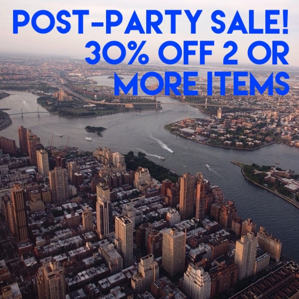 Post-Party Sale! 30% Off 2+ Items (Bundle & Save)